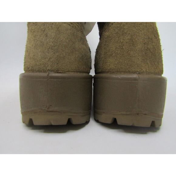 Mens Size 5.5 W Tan Suede Laces Tatical Military Combat Boots main image 8